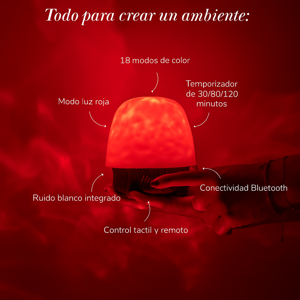 SonicRest™ Luz Nocturna Smart [Relajación Profunda al Instante]