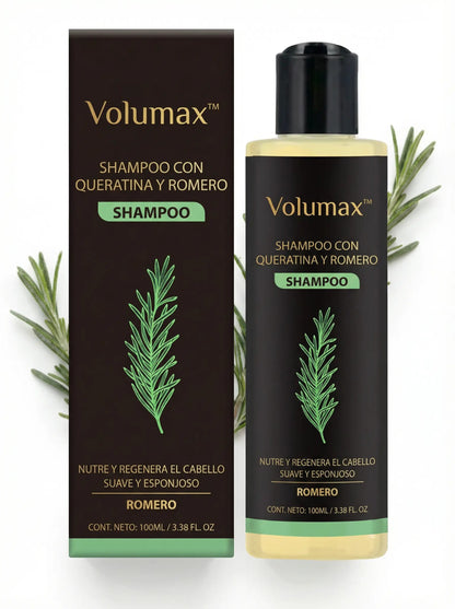 Volumax™ Shampoo con Queratina y Romero [Cabello Más Denso y Suave]