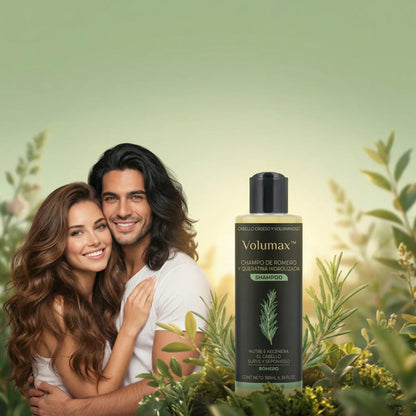 Volumax™ Shampoo con Queratina y Romero [Cabello Más Denso y Suave]