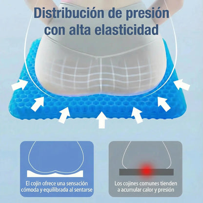 ErgoGel™ Cojín Ortopédico de Gel [Confort para la Columna y el Cóccix]